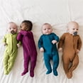 thumbnail image 4 of 2025 Cotton Three Shirt Birthday Rompers Footless Pajamas Zipper Suits for Boys Long Sleeve Sleeper, 4 of 4