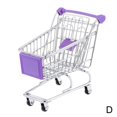 thumbnail image 1 of Jeu de Rôle pour Enfants Mini Chariot de Courses en Métal et Panier Supermarché U5L8, 1 of 9
