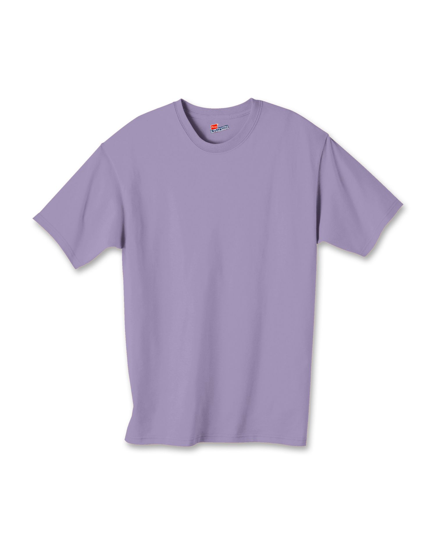 Hanes Authentic TAGLESS Kid`s Cotton T-Shirt, XL, Lavender