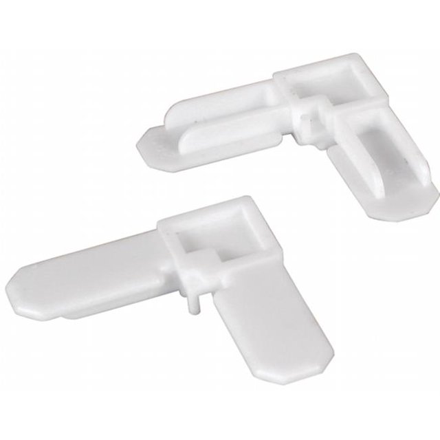 Nylon Screen Frame Corners, White, 3/4 x 5/16 In., 4-Pk. - PL 7729