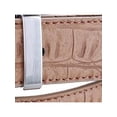 thumbnail image 4 of CTM® Ceinture à Boucle à Pince Réversible en Cuir Mat à Imprimé Croco, 4 of 5