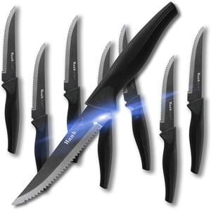 8 Pieces Professional Kitchen Steak Knife Set, Stainless Steel Table Knife, Steak Knife Set