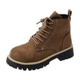 thumbnail image 1 of Bottes d'Automne pour Femmes, Bottines Courtes Douillettes Doublées en Molleton pour un Usage Hivernal Polyvalent, 1 of 9