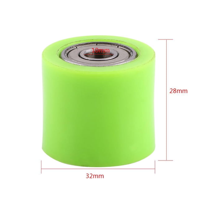 Greensen 8mm/10mm Drive Chain Pulley Roller Slider Tensioner Wheel Guide For Street Bike Motorcycle ATV, Chain Roller Tensioner Guide, Chain Pulley Roller Tensioner