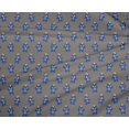 thumbnail image 4 of oneOone Polyester Lycra Medium Gray Fabric Robot Cartoon Sewing Craft Projects Fabric Prints By Yard 56 Inch Wide, 4 of 4