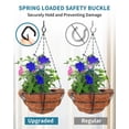 thumbnail image 3 of 25 PCS Hanger Hooks with Safety Buckle, Windproof Screw Hooks for Hanging Outdoor String, 3 of 8