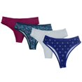 thumbnail image 3 of Hanes Women's Signature Smoothing Microfiber Bikini Cheeky Underwear, 4-Pack, 3 of 8