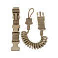 thumbnail image 1 of Keychain Spring Coil Rope Retractable Elastic Hiking Key Ring Lanyard Quickly Release Outdoor Camp Picnic Hunting Fishing Holder Women Khaki, 1 of 8
