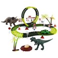 thumbnail image 1 of HILABEE Dinosaur Toy Racetrack Playset Bend Create DIY Dinosaur Tracks Railroad Toys for 137 PCS, 1 of 9