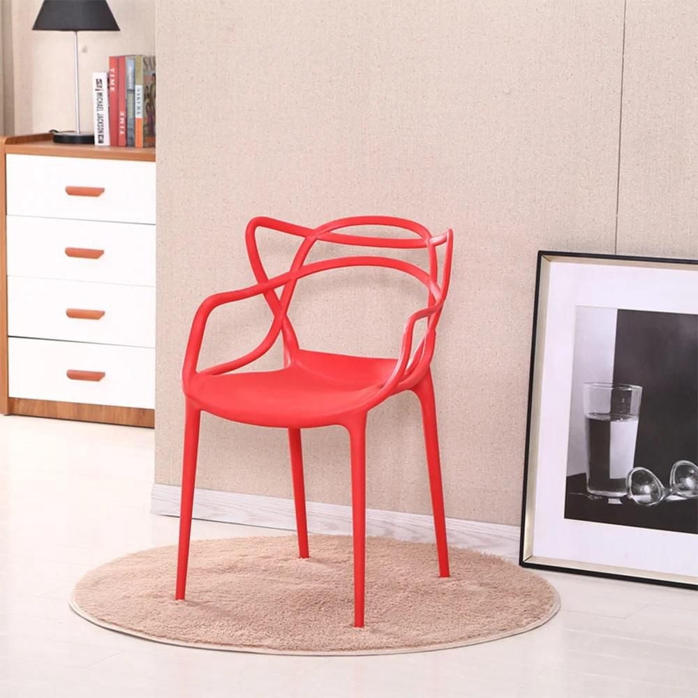 Heavenly Collection Fauteuil en Plastique Rouge