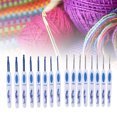 thumbnail image 4 of Ergonomic Crochet Hooks, Ergonomic Design Handle Not Easily Break Knitting Tool Set  For Knitting Beginners For Knitting Enthusiasts Blue, 4 of 8