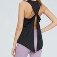 thumbnail image 4 of Timegard Womens Yoga Tops Workout Tops Round Neck Sleeveless Open Back Running Gym Activewear Tank Tops, 4 of 7