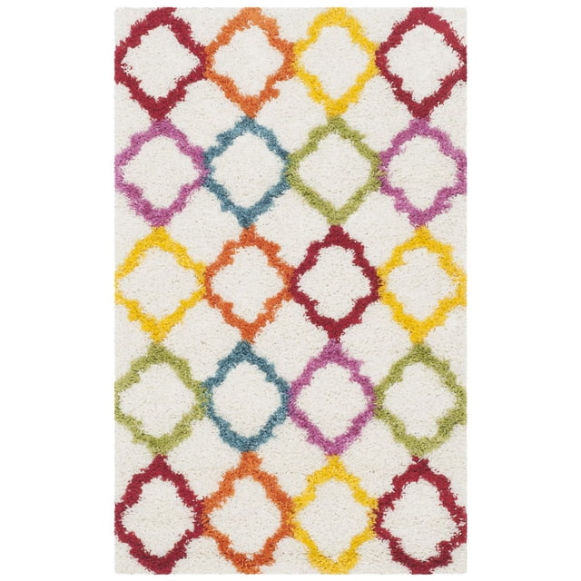 Safavieh Shag Kids Yadira Geometric Quatrefoil Area Rug