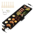 thumbnail image 1 of Costway 27" Large Electric Griddle with with 4-Level Thermostat Control and Removable Drip Tray, 1 of 10