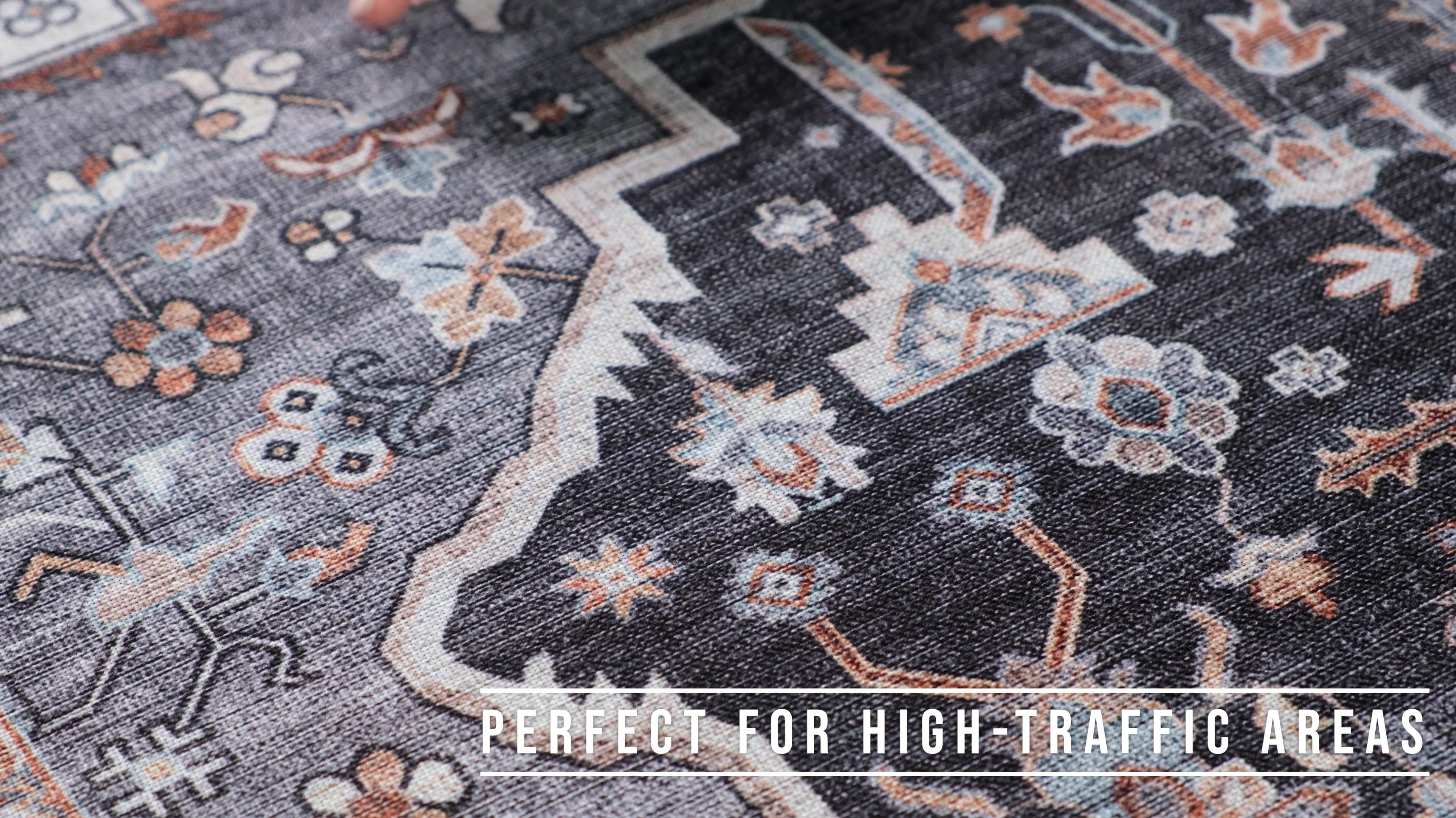 Rug Branch Emir Collection Traditional Oriental Water-Repellent Area