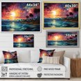 thumbnail image 4 of Designart Large Palms & Palm Trees framed wall Art, Colorful Bold Palm Trees horizon I , Palms & Palm Trees framed wall art decor, Multi-Color Traditional Natural framed wall art, 4 of 5