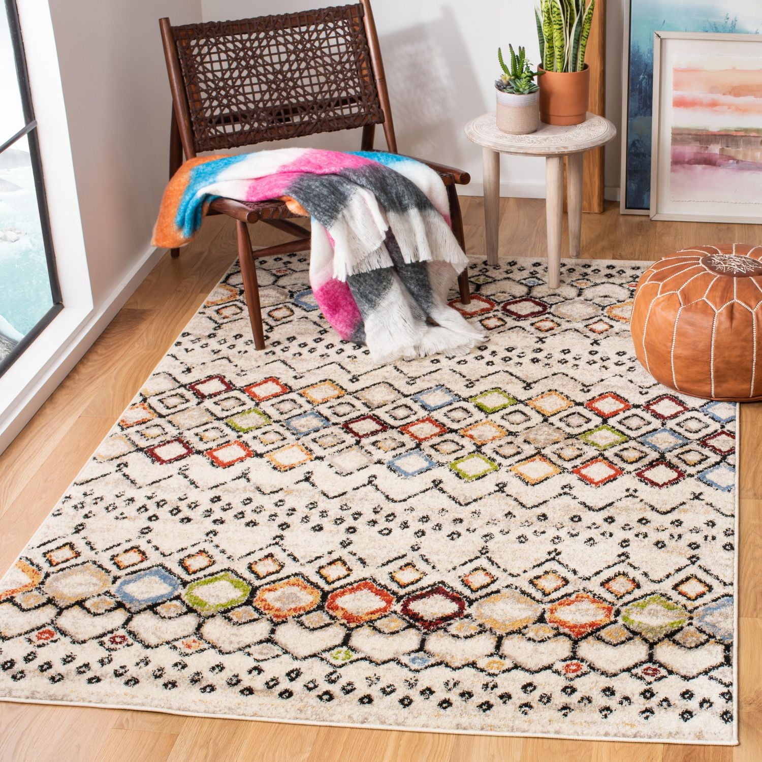 SAFAVIEH Amsterdam Gladwin Geometric Area Rug