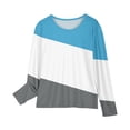 thumbnail image 4 of RXIRUCGD Chemises à Manches Longues pour Filles, Col Rond Mignon, Blouses Décontractées Élégantes, Bleu Clair, Taille : 9 Ans, 4 of 6