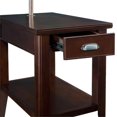 thumbnail image 4 of Leick Laurent Table d'Appoint en Étain avec Lampe en Cerisier Chocolat, 4 of 11