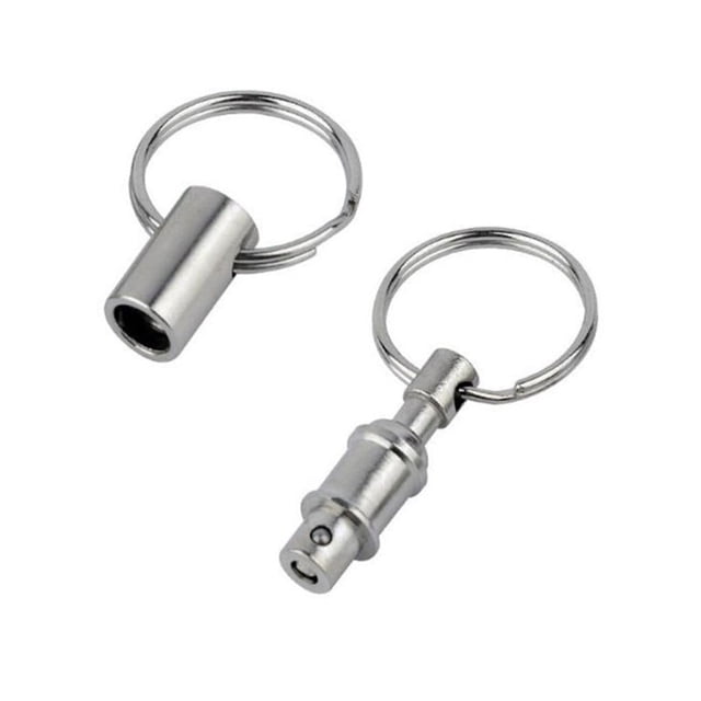DPTALR Detachable Removable Pull Apart Quick Release Key Chain Keychain Keyring