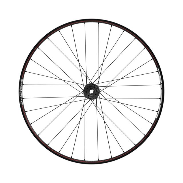 Wheel, Front, 29'' / 622, Holes: 32, 15mm TA, 110mm Boost, Disc IS 6-bolt, Slate Logo/Stealth Line