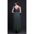 thumbnail image 2 of Bimba Block Printed Women Long Maxi BeachDressStrappy Summer Resort Wear-X-Large, 2 of 5