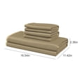 thumbnail image 3 of COFEST Summer Sleeping Mat， Foldable Rattan Summer Sleeping Mat， Cool Mat for Cooler Bed In Home School Dormitories Brown, 3 of 8