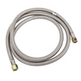 thumbnail image 1 of Rallonge de Boyau de VR 6 Pi 7 Pcs 6 Pi avec Raccords à Raccord Rapide, Acier Inoxydable, Anti-Pression, Flexible, Rallonge de Conduite de Boyau de VR pour Remorque et Fourgonnette, 1 of 7
