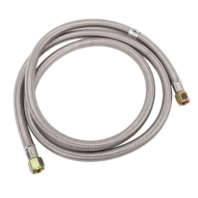 Rallonge de Boyau de VR 6 Pi 7 Pcs 6 Pi avec Raccords à Raccord Rapide, Acier Inoxydable, Anti-Pression, Flexible, Rallonge de Conduite de Boyau de VR pour Remorque et Fourgonnette