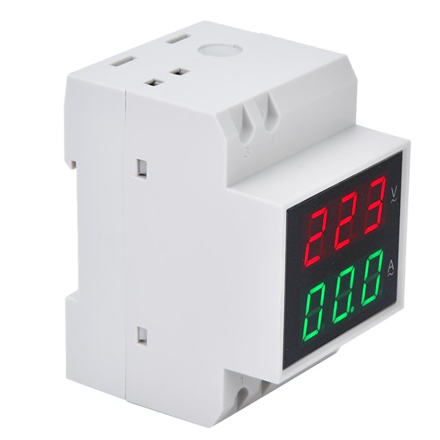 Digital Meter, Accuracy Level ±1% Single Phase Power Meter, AC80-300V AC0-99.9A For Restaurant Measuring Electrical Energy Home Hotel