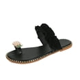 thumbnail image 2 of LSLJS Sandales d'Été pour Femmes Sandales Ananas pour Dames Sandales de Plage à entre-Doigt Pantoufles Boho Décontractées Chaussures de Plage, Pantoufles pour Femmes, 2 of 3