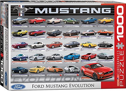 Eurographics Ford Mustang Évolution Casse-Tête du 50e Anniversaire (1000 Pcs)