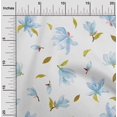 thumbnail image 1 of oneOone Polyester Lycra Fabric Wildflower Watercolor Printed Fabric 1 Yard 56 Inch Wide, 1 of 4