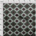 thumbnail image 2 of oneOone Cotton Poplin Fabric Argyle Ikat Print Sewing Fabric BTY 56 Inch Wide, 2 of 4