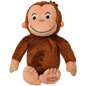 Préféré par les enfants Curious George Jouets en peluche d'animaux farcis Monkey Cutest Couddle Plushie Cadeaux pour bébés et tout-petits garçons et filles - 8 Pouces