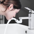 thumbnail image 3 of Awdenio Rallonge de Robinet Universelle Robinet à Bulles Double Mode Sortie d'Eau Extension de Robinet Tête Éclaboussures Accessoires de Joint Universel, 3 of 9