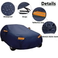 thumbnail image 3 of Universal Full Car Cover All Weather Breathable Snowproof Fit Full Car Covers for SUV, 3 of 3