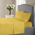 thumbnail image 1 of HLONK Fresh Linen 1200 Thread Count California King Size Deep Pocket Solid Cotton Sheet Set (California King, 1 of 3