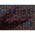 thumbnail image 4 of oneOone Coton Popeline Rayure & Tourbillon Ikat Impression Tissu à Coudre BTY 42 Pouces de Large, 4 of 4