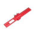 thumbnail image 2 of Aluminum Pocket Ruler Scribing Ruler Hole Punching Ruler Sliding Stop Durable Accurate Scale CNC Processes Ruler 20cm, 2 of 10