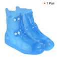 thumbnail image 4 of Unique Bargains Couvre-Chaussures Imperméables en Silicone Réutilisables et Pliables 32x22,5 cm, Surchaussures Imperméables, Bleu, 4 of 7
