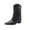 Black, variant on LOVZFMLL Boots for Women Mid Calf Stovepipe Boots Pointy Toe Slip Resistant Low Block Heel Western Cowboy Fall Boots Shoes