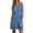 Light Blue, variant on Women's Plus Size Denim Dress Sleeveless Button Down Casual Summer Jean Mini Dress with Patch Pockets Trendy Western Style