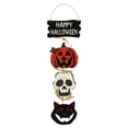 thumbnail image 1 of Halloween Pumpkin Hanging Sign Front Door Welcome Sign Halloween Front Door Decorations Halloween Door Sign Pumpkin Wall Decor Wall Sign Plaque For Halloween, 1 of 2