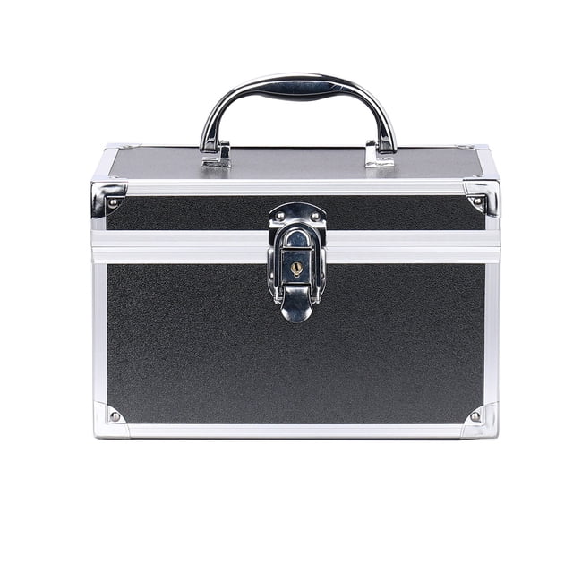 Cosmetic Organizer Box Portable Make Up Case Lockable Storage Box for Jewelry & Make Up Tools