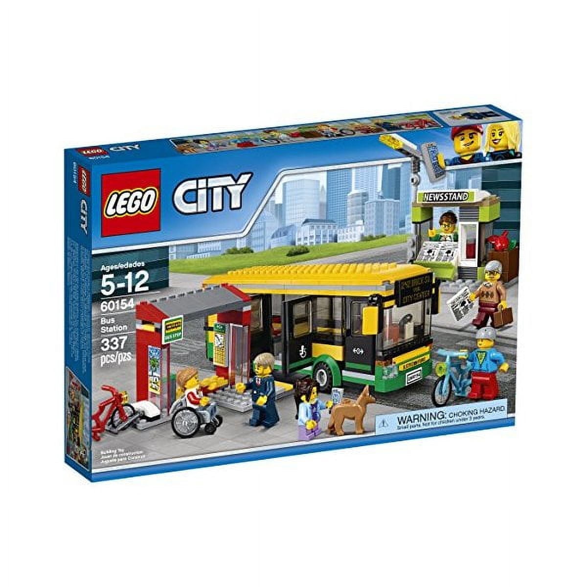 LEGO City Town Bus Station 60154 Building Kit (337 Piece)