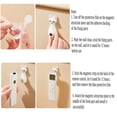thumbnail image 4 of Magnetic Remote Control Cute Wall Mount Remote Wall Mount Remote Control Organizers Storage Self Adhesive Back Remote Control Wall Organizer, 4 of 4