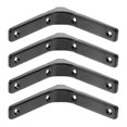 thumbnail image 4 of Miangastore 4pcs Stainless Steel Shelf Bracket Wall Mount Shelf Support Fixing Bracket L Shape Bracket, 4 of 8