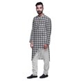 thumbnail image 2 of Atasi Printed Long Asymmetric Kurta Pajama Set For Men Party Wear Clothing, 2 of 4