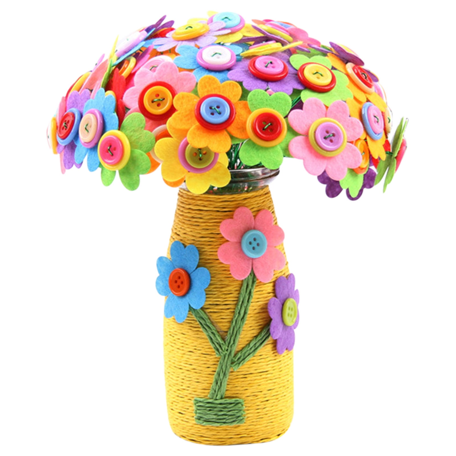 Maoww Jouet Éducatif en Tissu Non Tissé pour Bébé Maternelle Bordure Florale DIY Jouet pour Enfants Dentelle Couleur Aléatoire, Bleu Ciel